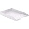 Acrimet Stackable Letter Tray Front Load Letter Size Document Organizer Plastic White 1 Unit 211.6 - alternate 1