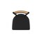 Holland Bar Stool Co Revelle 36in Swivel Extra Tall Bar Stool, Black Wrinkle Finish, Medium Back and Black Vinyl Seat 881 - alternate 11