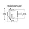 Pm Company Marker Light, 9/16 V, LED Lamp, Amber Lens, Grommet V181A-BT2 - alternate 2