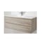 Homeroots 48" Natural Wood Freestanding Bathroom Vanity With White Sink And Two Drawers 627504 - alternate 5