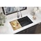 Elkay Quartz Classic 33" x 22" x 9-1/2" Single Bowl Undermount Workstation Sink 4pc Kit Matte Black ELGRU13322WOMB0 - alternate 7