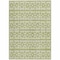 Homeroots 5' X 8' Sage And Ivory Geometric Washable Indoor Outdoor Area Rug 613748 - alternate 9