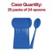Smarty Had A Party Blue Disposable Plastic Party Spoons, 600PK 410S-B-CASE - alternate 9