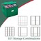 Tiny Tim Totes Ornament Storage Box Holiday Organizer with 75 Compartments, Dividers for Bulbs and Decorations 83-DT5536 - alternate 10