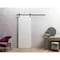 Vdomdoors Modern Barn Door 30" x 84" inches / Mela 0733 Painted White / 6.6FT Rail Track Heavy Hardware Set / MELA0733BD-B-BEM-3084 - alternate 1