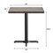 Flash Furniture Bennett 24 in x 30 in Solid Wood Indoor Tabletop in Dark Brown with 22 in x 22 in Dining Height GSF-REC2430-DKBRN-T2222-GG - alternate 10