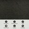 World Rug Gallery Contemporary Bordered Weather Resistant Reversible Indoor/Outdoor Rug 2 ft x 7 ft Black WR111BLACK2X7 - alternate 7