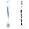 Advantus Deluxe Lanyard with J-Hook, Navy Blue, 24PK 75426 - alternate 3