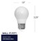 Bulbrite LED Filament, 7 Watt Dimmable A15 Light Bulb, Milky Glass Finish, E26 Base, 2700K 800 Lumens, 4PK 862059 - alternate 16