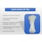Kable Kontrol Natural Cable Zip Ties, 8 in L, 2 in Max Bundle Dia., Natural, Nylon 6-6, 75 lbs Strength, 100 PK CT-08-75-100-NT - alternate 7