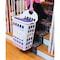 United Solutions 2 Bushel White Rolling Hamper LN0435 - alternate 3