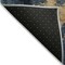 Homeroots 8' Blue Gray And Gold Round Abstract Washable Indoor Outdoor Area Rug 603049 - alternate 9