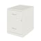 Space Solutions 14.25 in W 2 Drawer Vertical File Cabinet W/ Accessory Drawer, Pearl White 25958 - alternate 19