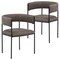 Leisuremod Cyril Collection Modern Chair in Charcoal, 2PK CDC22CH2 - alternate 1