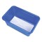 Storex Cubby Bin with Lid, 2 gal, 8.2 x 12.5 x 11.5, Blue, 5PK 62408U05C - alternate 6