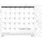 House Of Doolittle Monthly Desk Pad Calendar, Black & White Doodle, 12 Months, Jan-Dec, 18.5 in x 13 in 1876 - alternate 3
