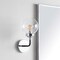 Jonathan Y Caleb 6" 1-Light Contemporary Transitional Iron/Glass LED Vanity Light, Chrome/Black JYL9056A - alternate 9