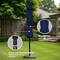 Simple Deluxe 7.5ft Patio Umbrella Outdoor Table Market Yard Umbrella with Push Button Tilt/Crank, 6 Sturdy Ribs LGBRLA7DBL - alternate 7