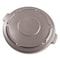 Rubbermaid Commercial 32 Gal Trash Can Lid, Gray, Plastic, 22.25 in W/Dia FG263100GRAY - alternate 7