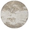 Homeroots 8' Taupe And Beige Round Abstract Washable Indoor Outdoor Area Rug 599528 - alternate 8