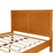Homeroots Brown Solid Wood Queen Bed Frame 523662 - alternate 9