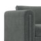 Homeroots 61" Dark Gray Fabric Sofa 641133 - alternate 7