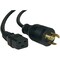 Tripp Lite Power Cord, HD, C19, L5-20P, 20A, 12AWG, 10ft P045-010 - alternate 1