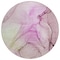 Homeroots 8' Round Pink Round Abstract Washable Non Skid Indoor Outdoor Area Rug 559402 - alternate 8