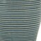 Homeroots Blue Ceramic 22 Ounce Striped Round Distressed Pot Planter 487465 - alternate 5