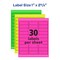 Avery Multipurpose Label, 1" Label W, 30 Labels per Sheet 6479 - alternate 6