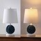 Jonathan Y Monkey Fist 18 in. Coastal Farmhouse Rope Ball LED Table Lamp, Navy Blue/White JYL6500B - alternate 9