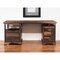 Homeroots 68" Natural Live Edge Solid Wood Writing Desk With Four Drawers 522093 - alternate 1