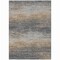 Homeroots 5' X 8' Pewter Striped Washable Indoor Outdoor Area Rug 608486 - alternate 9