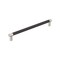 Amerock Esquire 18 inch 457mm Center-to-Center Satin Nickel/Oil Rubbed Bronze Appliance Pull BP54041G10ORB - alternate 1