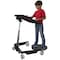 Kore Design Kids Sit-Stand Mobile Student Desk for Schools, Classrooms, 31in to 38in tall, Black 803946 - alternate 6