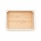 Homeroots 15" Organic Whitewash and Natural Distressed Wood Stacking Milk Crate 471948 - alternate 2