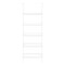 Homeroots 72" White Metal Five Tier Bookcase 489806 - alternate 10