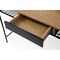 Homeroots 43" Natural and Black Writing Desk 543756 - alternate 7