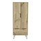 Homeroots 74" Oak Wood Two Door Single Drawer Combo Dresser 478242 - alternate 6