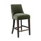 Manhattan Comfort Beever Chenille Wood Counter Stool in Forest Green CS024-GR - alternate 7