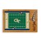 Picnic Time Family Of Brands NCAA Georgia Tech Yellow Jackets Football Field Icon Glass Top Cutting Board & Knife Set 910-00-505-194-0 - alternate 1