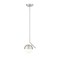 Z-Lite Realm Sphere 1 Light Pendant, Brushed Nickel/Matte Opal, 8.5 In W x 8.75 In H 7517P7-BN - alternate 1
