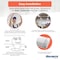 Bulbrite 4 ft. Integrated 5 Color Selectable LED Dimmable Wraparound Light W/ Battery Backup, 5300lm, White 773507 - alternate 17