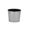 Homeroots 7in Silver Recycled Plastic Indoor Outdoor Round Pot Planter 488218 - alternate 1