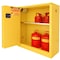 Securall Flammable Storage Cabinet, 30 Gallon, 1 Shelves, 43 in W x 44 in H x 18 in D, Yellow A230 - alternate 2