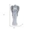 Homeroots 29" Gray Polyresin Angel Statue 633971 - alternate 4