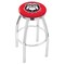 Holland Bar Stool Co 36" Chrome Georgia "Bulldog" Swivel Bar Stool, Accent Ring L8C2C36GA-Dog - alternate 1