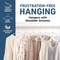 Lifemaster White Plastic Hangers, Lightweight, Non-Slip, Space-Saving, Durable Solution, 120PK LMPLCWH120 - alternate 8