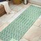 Jonathan Y Ourika Moroccan Geometric Textured Weave Green/Cream 2 ft. x 8 ft. Indoor/Outdoor Runner Rug SMB108L-28 - alternate 8
