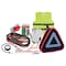 Perform Tool Emergency Kit With 8 Foot 10 Gauge Jumper Cables/ Led Flashlight/ Tire Gauge/ 12 In Bungee Cord W1557 - alternate 1